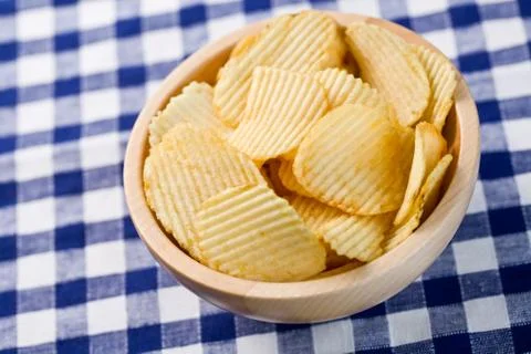 Potato chips Stock Photos