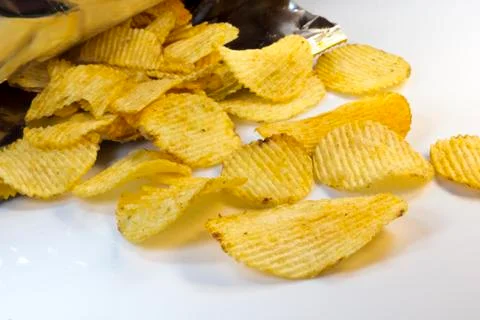 Potato chips Foto stock