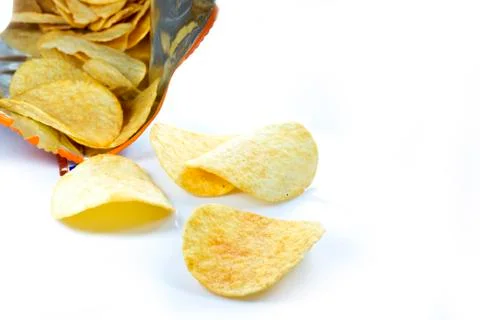 Potato chips Foto stock