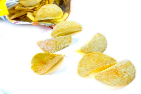Potato chips Stock Photos