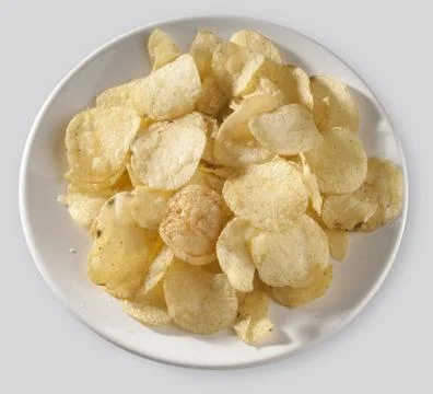 Potato chips Stock-Fotos