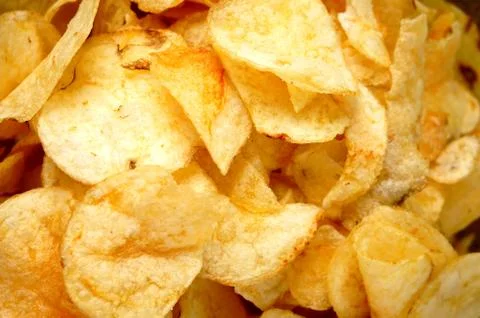 Potato chips Stock Photos