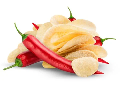 Potato chips Stock Photos