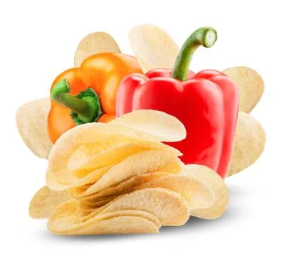 Potato chips Stock Photos