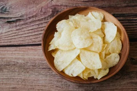 Potato chips Stock Photos