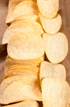 Potato chips Stock Photos