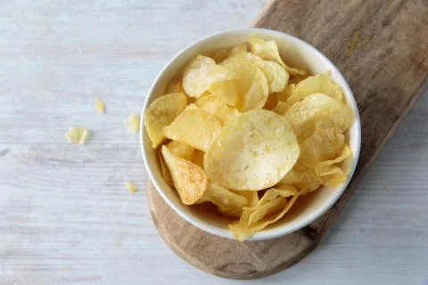 Potato chips Stock Photos