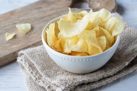 Potato chips Stock Photos