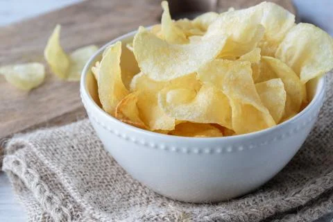 Potato chips Stock Photos