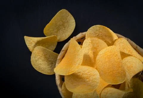 Potato chips Foto stock