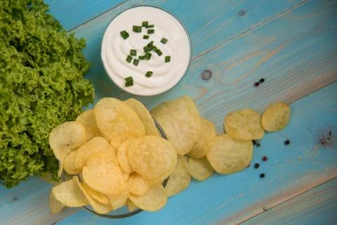 Potato Chips Stock Photos