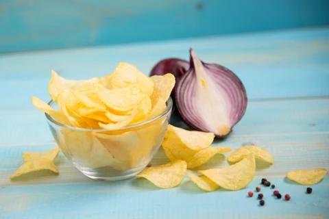 Potato Chips Stock Photos