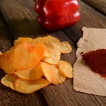 Potato chips Foto stock