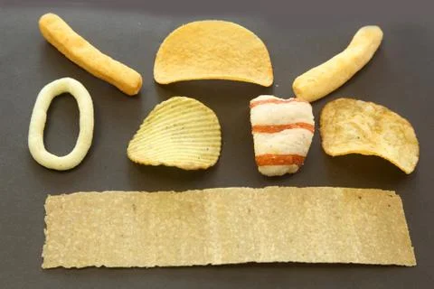 Potato chips Stock Photos