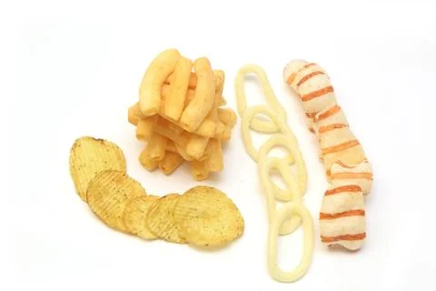 Potato chips Stock Photos