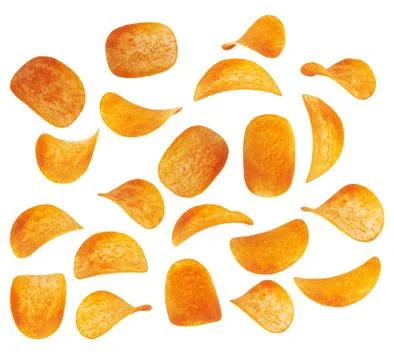 Potato chips Stock Photos