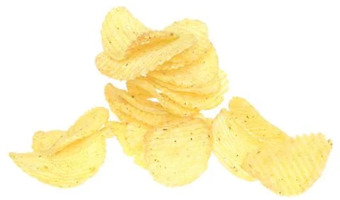Potato chips. Stock Photos