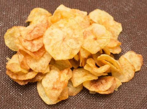 Potato chips Stock Photos