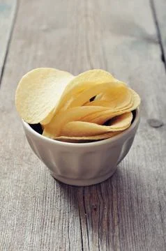 Potato chips Stock Photos