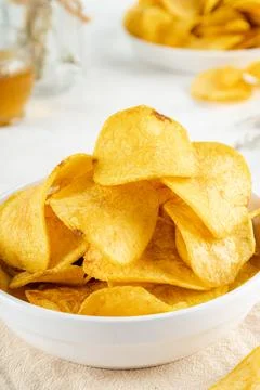 Potato chips Stock-Fotos