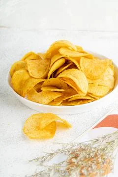 Potato chips Stock Photos