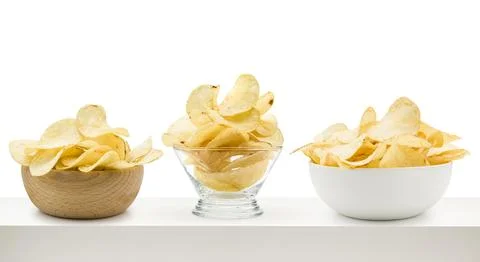 Potato chips Stock Photos