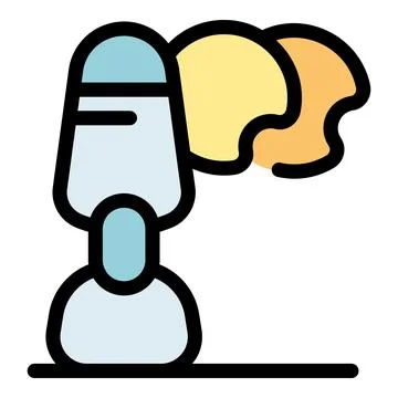 Potato chips production machine making chips, processing potatoes, food ind.. Stock Illustration