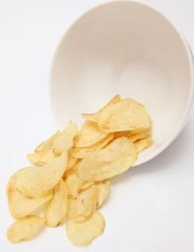 Potato chips snack Stock Photos