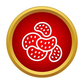 Potato chips snacking food flat icon design Stock Illustration