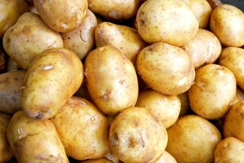 Potato close up Stock Photos