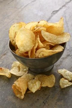 Potato crisp chips Foto stock