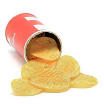 Potato crisps Stock Photos