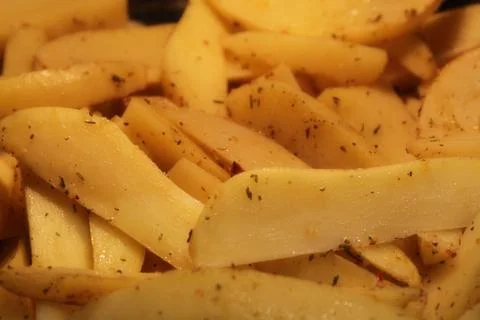 Potato dish Stockfoto's