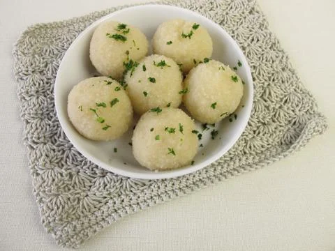 Potato dumplings Stock Photos