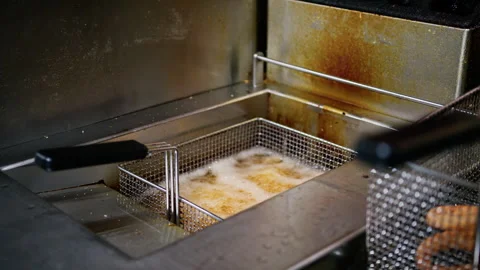 Potato Fries Ready To Be Cooked Stock Footage 272500741