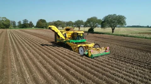 Potato Harvest UK Stock Footage 139969151