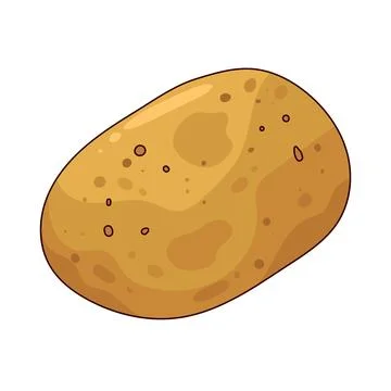 Potato illustration Stock Illustration
