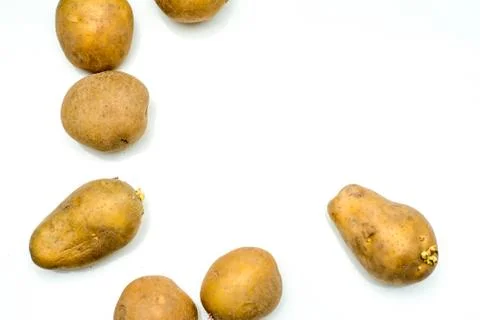 Potato isolated image. Stock Photos