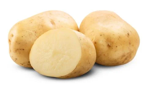 Potato isolated Stock Photos