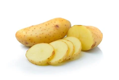 Potato isolated on white background Stock Photos