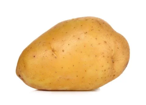 Potato isolated on the white background Stock Photos