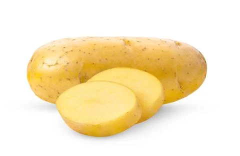 Potato isolated on white background Stock Photos