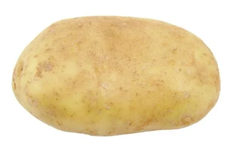 Potato isolated on white. Stock Photos