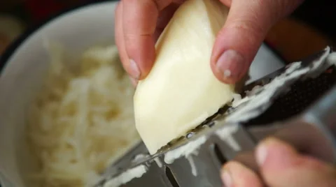 Potato pancakes being made Video stock 55301657