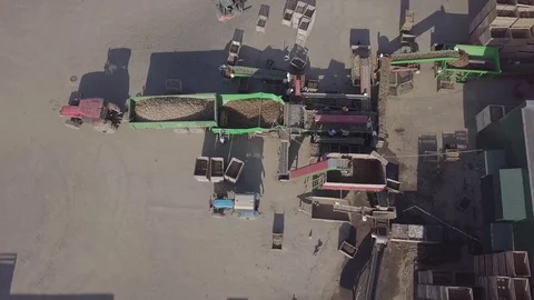 Potato processing plant Stock Footage 80944856