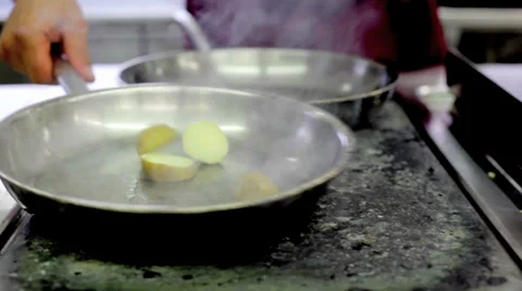 Potato Roasting Video stock 36051875