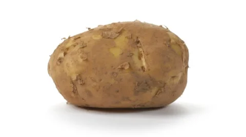 Potato rotating 스톡 동영상 7752261