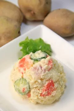 Potato salad Stock Photos