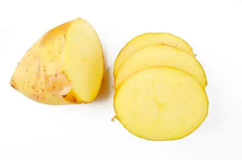Potato slice Stock Photos