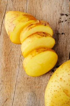 Potato slice Stock Photos